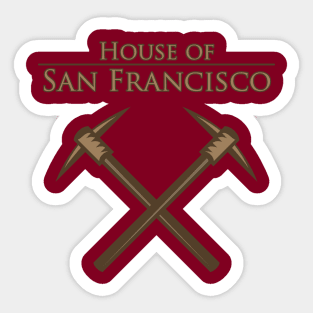 House of San Francisco Sticker